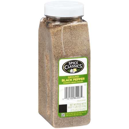 SPICE CLASSICS Spice Classics Ground Black Pepper 18 oz., PK6 900030248